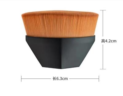 China Hot Selling Flat Brush Beauty 55 Magic Single Base Sweeps BB Cream Kabuki Makeup Foundation Flat Brush for sale