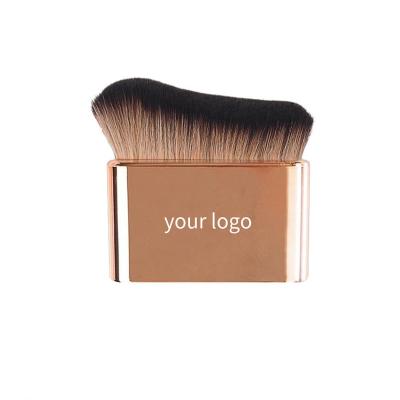 China Flat Brush Make Up Brushes Private Label Professional Body Makeup Synthetic Self Tanning Brush for sale