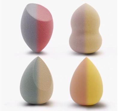 China Daily Wholesale Cosmetic Sponge Free Color Latex Makeup Changeable Makeup Sponge for sale