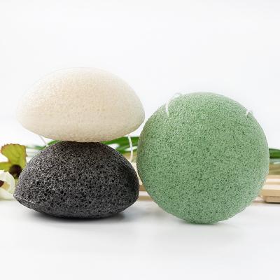 China 100% natural eco-friendly private label all body cleansing sponge facial wash konjac wholesale for sale