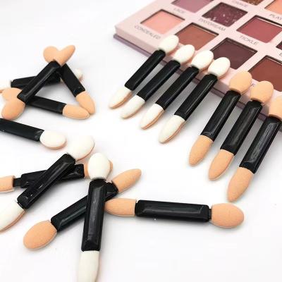 China Magic Wand Daily Disposable Sponge Applicator Dual End Eyeshadow Makeup Applicator for sale