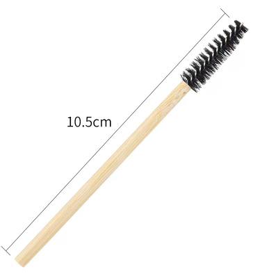 China Daily Colorful Disposable Bamboo Eyelash Extension Brush Magic Wands Mascara Eyelash Brush Wholesale Private Label for sale