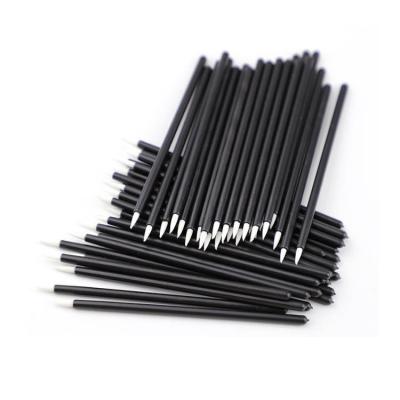 China Daily Brush Nylon Material and Plastic Handle Eyeliner Applicator Material Disposable Makeup Eye Liner Wands for sale