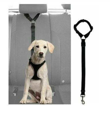 China Custom Hot Adjustable Dog Seats Dog Seat Belt Safety Vehicle Car Harness for sale