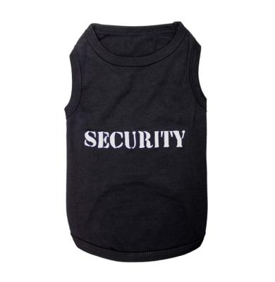 China 2020 Summer Viable Hot Selling Amazon Dog Clothes Safety Letters Dog T-shirt Pet Costume Dogs Apparel for sale