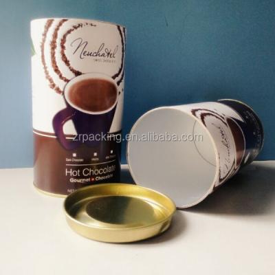 China Biodegradable Custom Paper Tube Packaging Pube Luxury Paper For Ground Coffee for sale