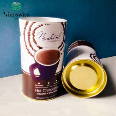 China Biodegradable Custom Paper Tube Packaging Pube Luxury Paper For Ground Coffee for sale