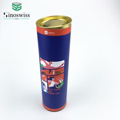 China 2020 New Fashion Recyclable Cylinder T-shirt Packaging High End Paper Tube for sale