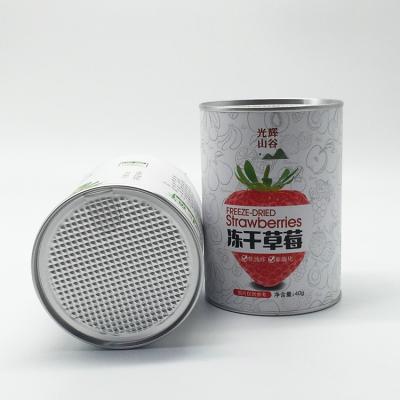 China Recyclable Hot Sale Food Grade Round Food Packaging Box With Aluminum Easy Open for sale