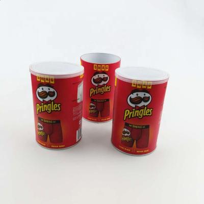 China Hot Selling Biodegradable Cylinder Craft Paper Airtight Tube For Pringles Use for sale