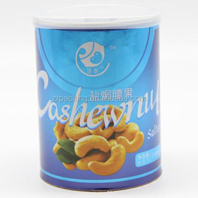 China Good Recyclable Airtight And Sealed Nuts Paper Round Tube Paper Box for sale