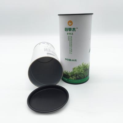 China Biodegradable Biodegradable Custom Design Round Tea Packet Box Tea Gift Package for sale