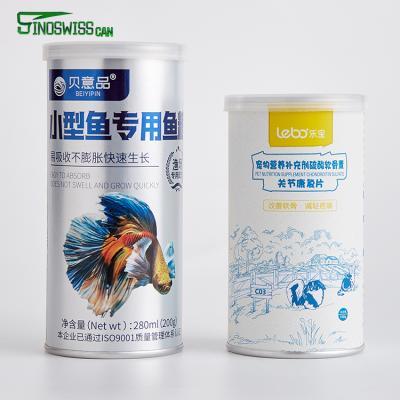 China Hot Sale Recyclable Dog Food Tin Pet Food Cans Tin Can Paper Packaging For Food Canning for sale