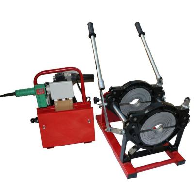 China MP160-2 Manual Hand Butt Fusion Welding Machine Push HDPE Plastic Gas Pipe 63 mm - 160 mm for sale