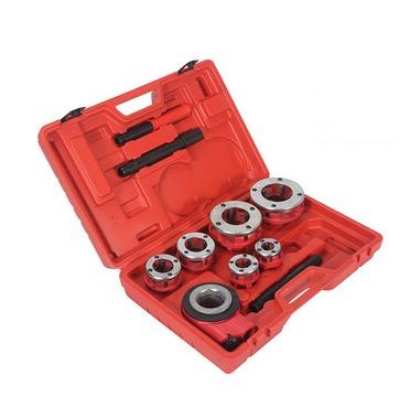 Cina 6 Size Dies Pipe Threading Machine Kit Portable Manual Ratchet 0.5