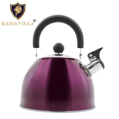 China Viable VILLA VILLA Whistling Kettle 3l Teapot Stainless Steel Promotional Luxury Whistling Kettle for sale