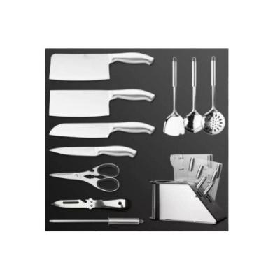 China VILLA Viable Hot Sale KAISA Purpose 11 PCS Stainless Steel Multi Kitchen Knife Set Kitchen Knives for sale