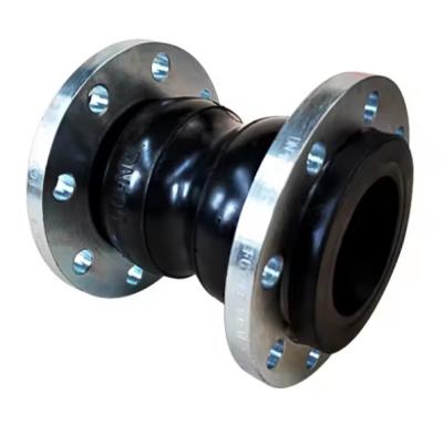 China Dn250 Double Flanged Rubber Bellows Flexible Rubber Expansion Joint for sale