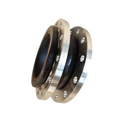 China Rubber Flanged Rubber Expansion Joint Ss316 Flexible Rubber Joint Flange Of Single Ball for sale