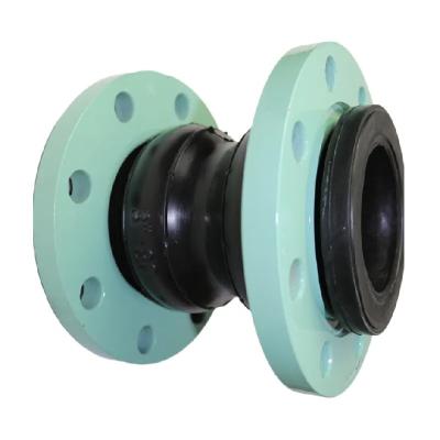 China Neoprene Compensator Epdm Double Sphere Rubber Expansion Joint Metal Flange Type for sale