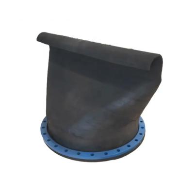 China EPDM rubber Anticorrosive Rubber Duckbill Valve Carbon Steel Flange Duckbill One Way Valve Te koop