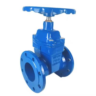 China EN 1092-2 Ductile Iron Flange Elastic Wedge Gate Valve With Good Air Tightness for sale