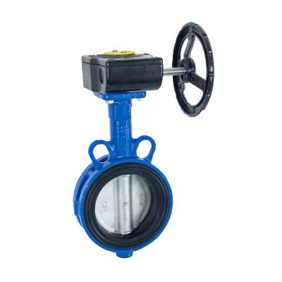 China ANSI 150LB Soft Seal Turbine Butterfly Valve Ductiel ijzeren lichaam Te koop