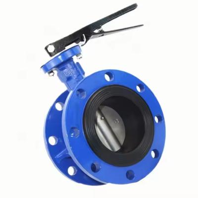 China BS 4504 Stainless Steel Double Flange Concentric Butterfly Valve Standard Port Size for sale