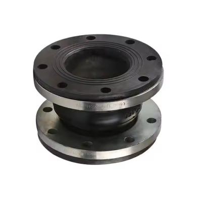 China 4inch 100mm End Face Flange Flexible Natural Rubber Expansion Joint Fully Sealed for sale