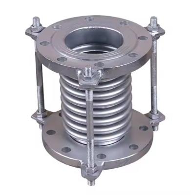 China Stainless Steel 304/316 Corrugated Flexible Metal Compensator Pipeline Bellows Type Expansion Joint for sale