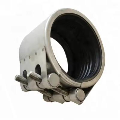 China Water Oil Gas Pipe Connector Leakage PVC HDPE Stainless Steel Pipe Repair Clamps for sale