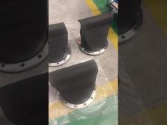 DN300 PN10 flange duckbill valve is made of stainless steel 316L flange, EPDM rubber, for seawater