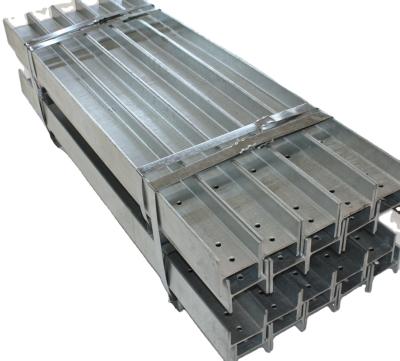 China ASTM A992 Building Construction Production Line Hot Rolling Welded H Beam Carriage Cutting Perforated Galvanized Construction H Beam for sale