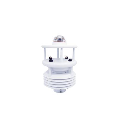 China Six-in-One Weather Monitoring HCD6816 CE Certificate Outdoor Weather Station Compact The Intelligent Weather Sensor for sale