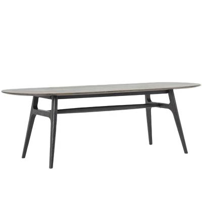 China (Other) Mordern Adjustable Dining Set Rounded Edge Dining Table for sale