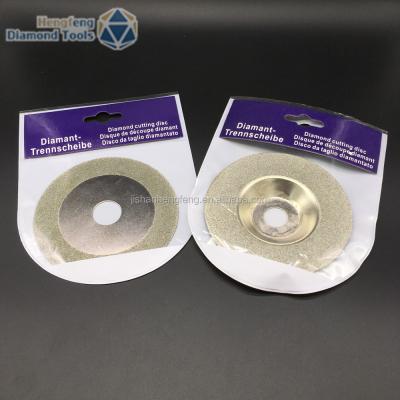 China Glass Clad Cup Wheel Diamond Grinding Wheel For Concrete Glass Cutter for sale