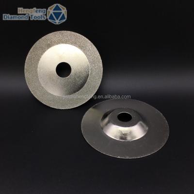 China Glass Drilling Plated Diamond Concrete Glass Grinding Blade for sale