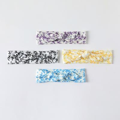 China Fashion baby good quality nylon printing hair bands girls headband baby headband and bows baby for sale