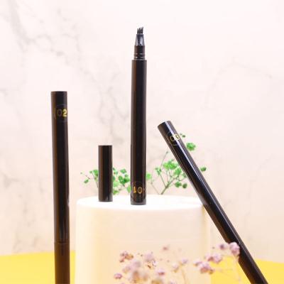 China Waterproof Fairy Cosmetics OEM/ODM PE12 6 Colors Waterproof Natural Fork Tip Eyebrow Pencil Four Heads for sale