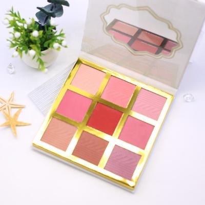 China Waterproof FAIRY COEMSTICS LF20 9 Color Blush Palette Brightens Eyeshadow All In One Repair Long Lasting Makeup for sale