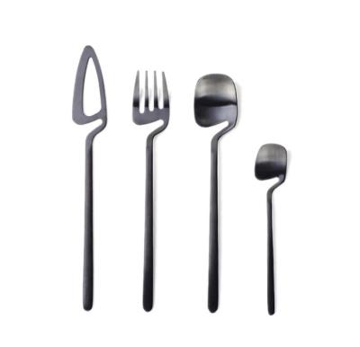 China Viable Manufacturers Creative 304 Stainless Steel Cup Spoon Hanging Cutlery Set Wholesale for sale