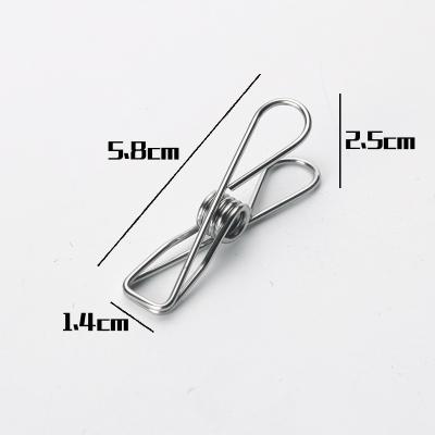 China Custom Wholesale Custom Factory Grade Material 316 Stainless Steel Clothespin Clip Marine Pin for sale