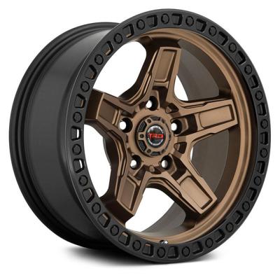 China Deep Concave Shape 17/18 Off-Road Truck Truck Bronze Black Off-Road Wheel Cladding Edge Modification 20 5*127 5*139.7 Inch Custom Rims for sale