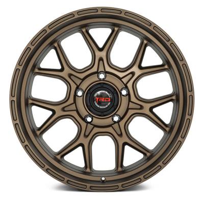 China Bronze Coated Offroad Shape 17/18/20 Inch Offroad Modification Pickup Truck Wheel Fork 5*127 5*139.7 8 Holes And Other Custom Rims for sale