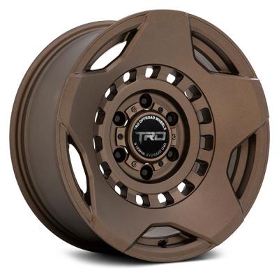 China Off-road modification low pressure bronze gold cast aluminum alloy deep concave wheel matching suv4*inch 139.7 4 pickup truck 17-22 for sale