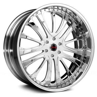 China Alloy Aluminum Deep Customize T6061-T6 Plate Forging Rims 18 19 20 21 22 Inch Alloy Wheels Rims Chrome Wheels for sale