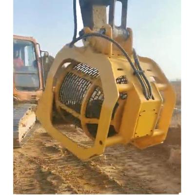 China Rotating Excavator Rotary Screen Soil Bucket Screen Bucket Digger for sale