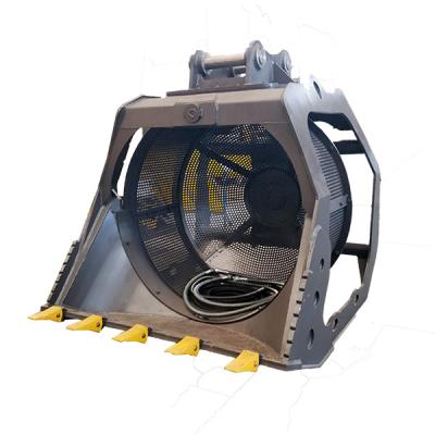 China China Manufacturer Excavator Rotating Screen Bucket Quality Excavator Rotating Screen Bucket for sale