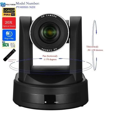 China NDI-HX5.0, Video Conferencing PTZ Cameras, HD 1080P, 20X Optical Zoom with SDI - HDMI Output, Telecom (PV400SH-NDI) PV400SH-NDI for sale