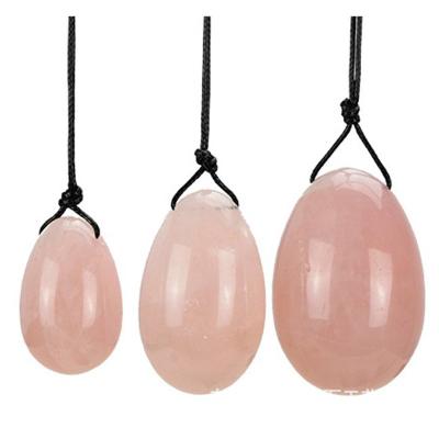 China Wholesale Body Beauty Natural Amethyst Jade Crystal Quartz jade crystal yoni egg set crystal yoni egg for healing for sale